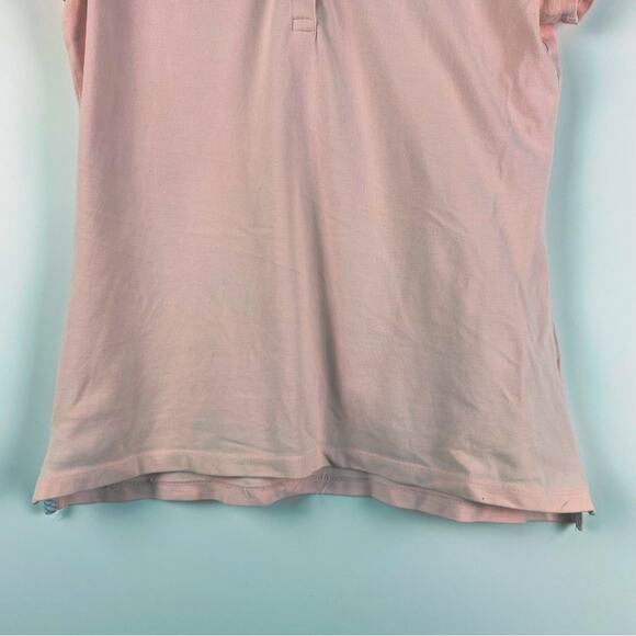 Tommy Hilfiger Pink Polo Shirt Preppy Women’s Size Large - Picture 7 of 9